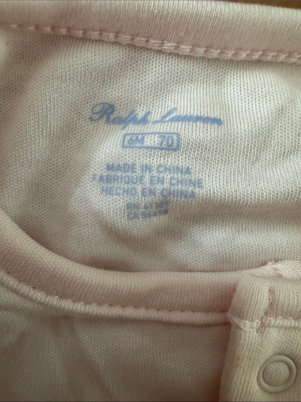 Ralph Lauren light pink